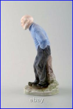Rare Royal Copenhagen Porcelain figurine number 1001, older man