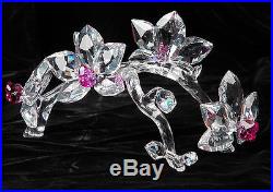 Rare SWAROVSKI ORCHIDS on a VINE 864443 with ORCHID BLOSSOM 864464 SET