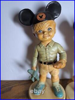 Rare Twinton Figurines From Disney 1972 Boy & Girl