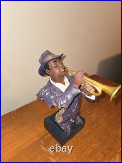 Rare Vintage Jazz Player Sculpture READ DESCRIPTION