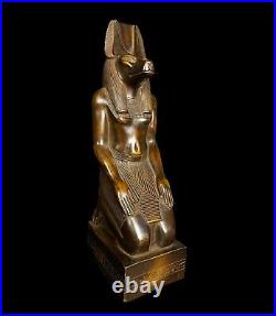 Real Unique Statue of The Jackal God Of Mummification Anubis