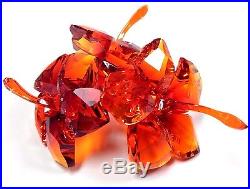Red Hibiscus Flower Crystal 2016 Swarovski #5136828
