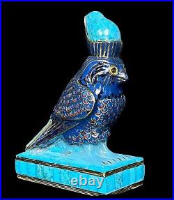 Replica Egyptian Falcon God HORUS Inlaid with Natural gemstones