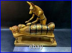 Replica of Anubis Jackal god of mummification, mummify King Tutankhamun