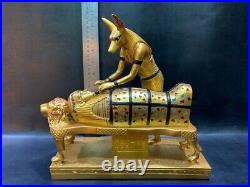 Replica of Anubis Jackal god of mummification, mummify King Tutankhamun