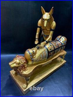 Replica of Anubis Jackal god of mummification, mummify King Tutankhamun