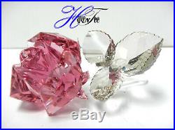 Retired Blossoming Rose, Light Pink Crystal 2014 Swarovski 5094612