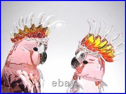 Retired Pink Cockatoos Paradise Birds 2017 Swarovski Crystal 5244651