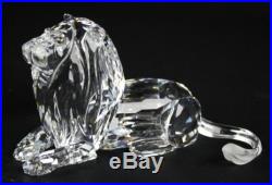 Retired SCS Swarovski Austria Crystal Lion Inspiration Africa 1995 Figurine NR