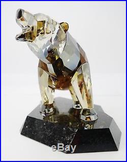 Retired Swarovski Crystal BEAR Figurine With Box A22