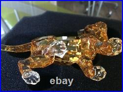 Retired Swarovski Crystal TIGER CUB STANDING Figurine #1016677 MIB WithCOA