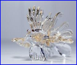 Retired Swarovski Fine Crystal Lionfish Figurine A 7644 NR 000 008 with COA & Bo