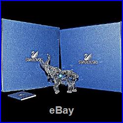 Retired Swarovski Silver Crystal Rare Encounters Elephant Mother Figurine 678945