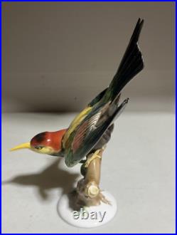 Rosenthal Bird Of Paradise Porcelain Statue Figurine Heisel 1031 11 mint