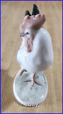 Rosenthal Germany Porcelain Figurine Rooster Chicken Signed Himmelstoss
