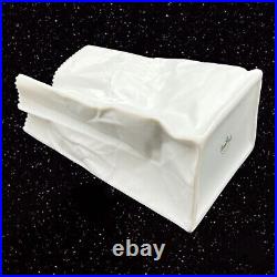 Rosenthal Studio-Line White Bag Vase Do Not Litter Collection White Bag 7.5T 5