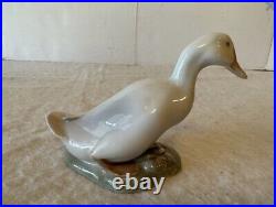 Royal Copenhagen White Duck 1192 Porcelain Figurine, And Cream Sugar Set VTG