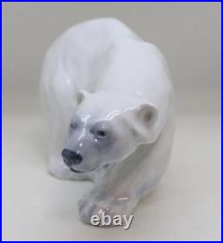 Royal Copenhagen Whitebear White Figurine Pottery