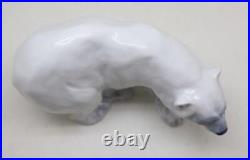 Royal Copenhagen Whitebear White Figurine Pottery