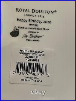 Royal Doulton HAPPY BIRTHDAY 2020 Annual Figurine HN 5925 STUNNING