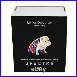 Royal Doulton Jack Bulldog Spectre #40015816 Bnib British Flag James Bond F/sh