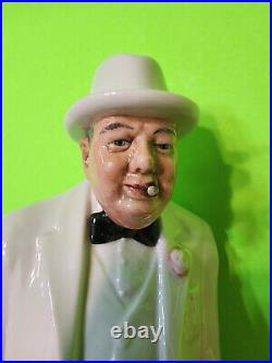 Royal Doulton Sir Winston Churchill Figurine HN3057. Museum Quality. Signed