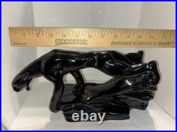 Royal Haeger Panther On A Rock R760 7 Inches Tall