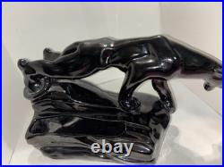 Royal Haeger Panther On A Rock R760 7 Inches Tall