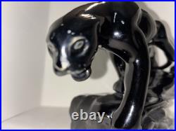 Royal Haeger Panther On A Rock R760 7 Inches Tall