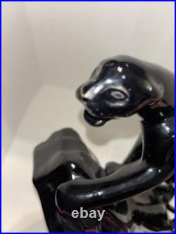 Royal Haeger Panther On A Rock R760 7 Inches Tall