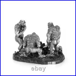 Royal Selangor Graeme Anthony BILBO BAGGINS AND THE THREE TROLLS Pewter Statue