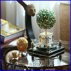 Russian Faberge Egg Replica Jewelry Box Made Russia Easter Coronation Carriage