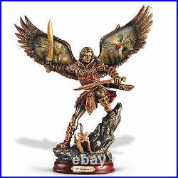 SAMAEL ANGEL WRATH OF GOD Item Bronze Colour Archangel Resin Figurine