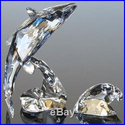 SCS Authentic Swarovski Crystal Whale Paikea Mother Large Paradise Color NIB COA
