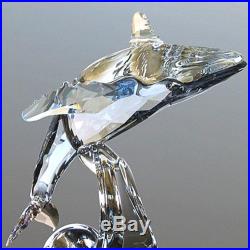 SCS Authentic Swarovski Crystal Whale Paikea Mother Large Paradise Color NIB COA
