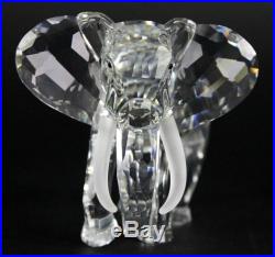 SCS Signed Swarovski African Elephant Inspiration Africa 1995 Crystal Figurine