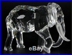 SCS Signed Swarovski African Elephant Inspiration Africa 1995 Crystal Figurine