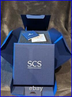 SCS Swarovski Crystal Tiger Cub Sitting Brand New in Box With Certificate