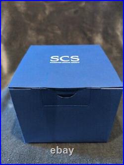 SCS Swarovski Crystal Tiger Cub Sitting Brand New in Box With Certificate