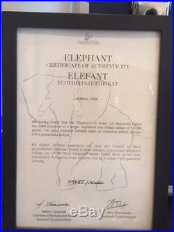 Swarovski 2006 The Elephant Limited Edition 10000 Pieces Worldwide Mint In Box