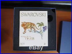 SWAROVSKI, 2010 SCS TIGER SET, MOTHER AND CUBS, MINT IN BOX