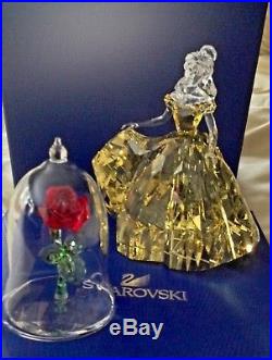 SWAROVSKI 2017 DISNEY BELLE (Retired Limited Edition) with ENCHANTED ROSE