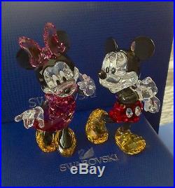 SWAROVSKI 2017 MICKEY MOUSE and MINNIE MOUSE Together in COLORED DISNEY