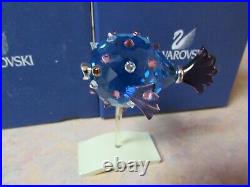 SWAROVSKI 626203 CLEONA CAPRI BLUE CRYSTAL TROPICAL FISH WithBOX