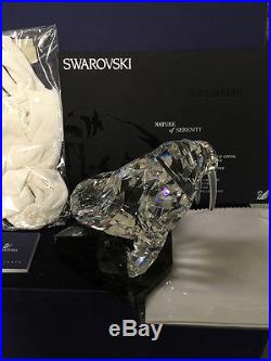 SWAROVSKI 874620 WALRUS SOULMATES 2007 FIGURINE MINT IN BOX WITH CERTFICATE
