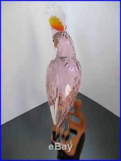 SWAROVSKI COCKATOO in ORIGINAL BOX with CERTIFICATE MINT