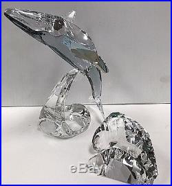 Swarovski Crystal 2012 Scs Humpback Paikea Whale Sculpture Figurine 1053154 Mib