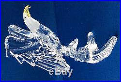 SWAROVSKI CRYSTAL BALD EAGLE No. 0248003, WITH BOXES & CERTIFICATE