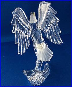 SWAROVSKI CRYSTAL BALD EAGLE No. 0248003, WITH BOXES & CERTIFICATE