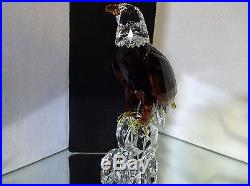 Swarovski Crystal Bald Eagle Scs, L. E. 1 Of 10k Only, # 1042762 Mib